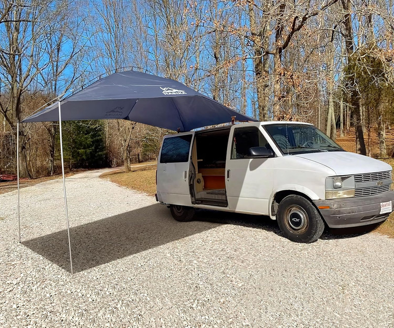 Versatility Camping Tent for Truck Bed,Suv Rving, Van,Trailer and Overlanding Po gallery
