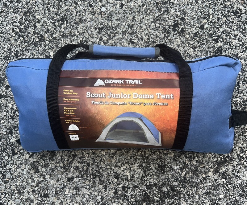 Ozark Trail Scout Junior Dome Tent: 6 Ft X 5 Ft Sleeps 2 Camping Hiking gallery