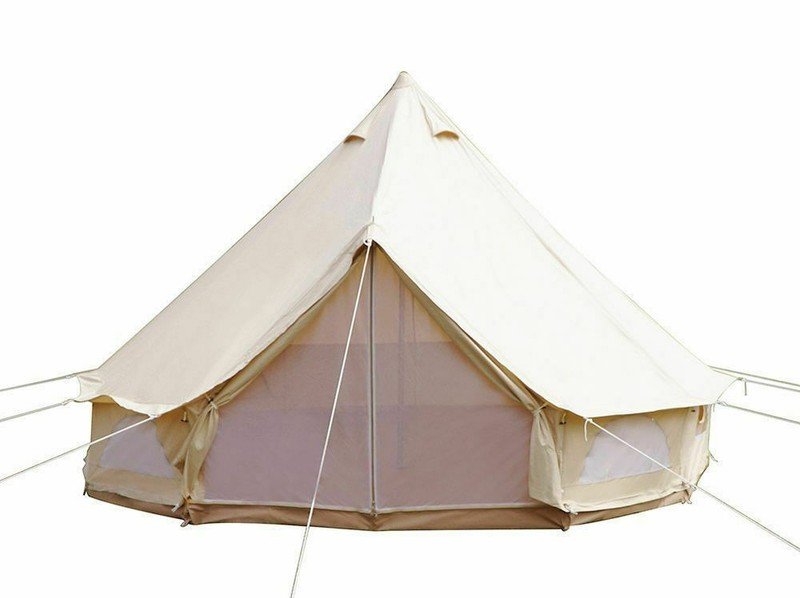 Outdoor Luxury Canvas Camping Bell Tent Survival Hunting Glamping 16FT(5M) gallery