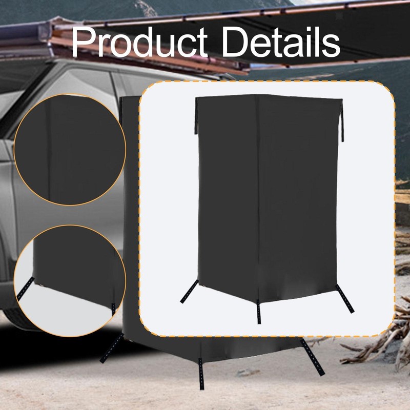 Vehicle Side Shower Tent Easy to Install Professional Accessories Privacy gallery