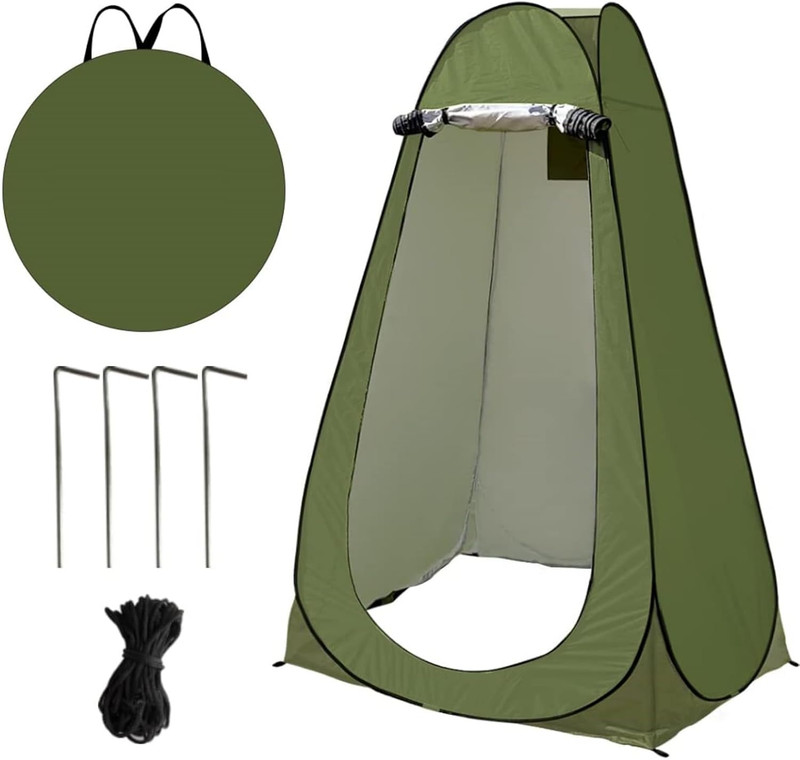 Privacy Shower Tent, Pop up Portable Camping Tent, Outdoor Toilet Changing Dress