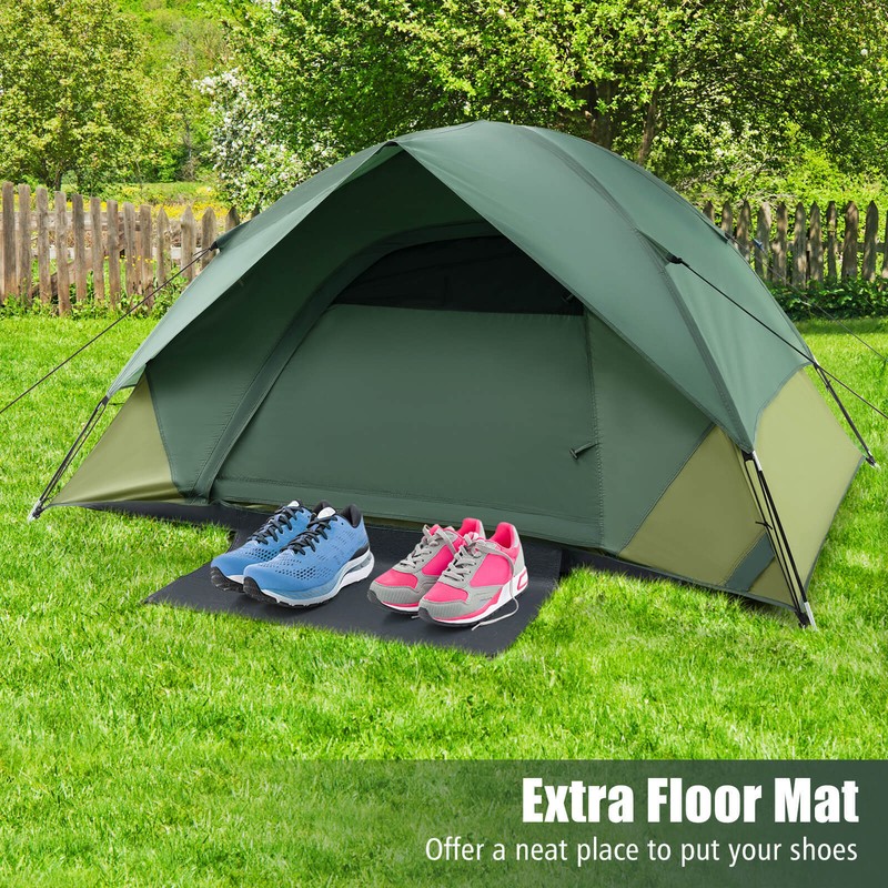 2-person Camping Tent w/Removable Rain Fly Carrying Bag Lightweight Outdoor Tent gallery