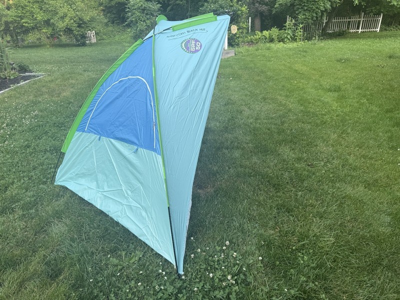 Nantucket Beach Hut Easy Setup Beach Tent SPF 50+ Provides Shelter Hut #2 gallery