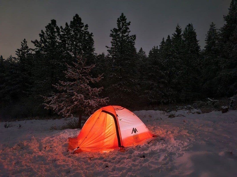 4 Season Backpacking Tent 2 Person Camping Tent Ultralight Waterproof All Weathe gallery