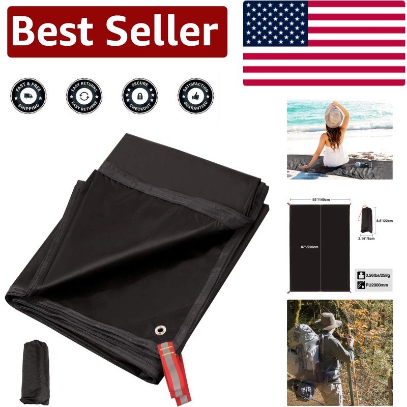 Multi-Purpose 55″x87″ Ultralight Tent Footprint with Carry Bag for Adventurers