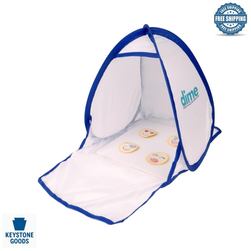 Portable Metal Spray Tent for Crafting & DIY – 13″x14″ Cover, No Overspray