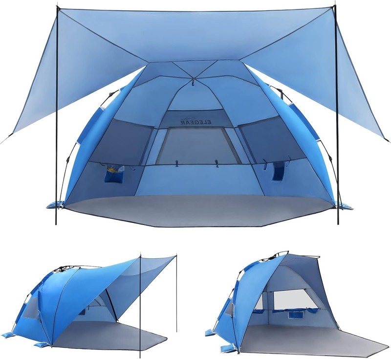 Versatile Beach Tent & Sun Shelter with Wind Resistance – Perfect for Outdoors gallery