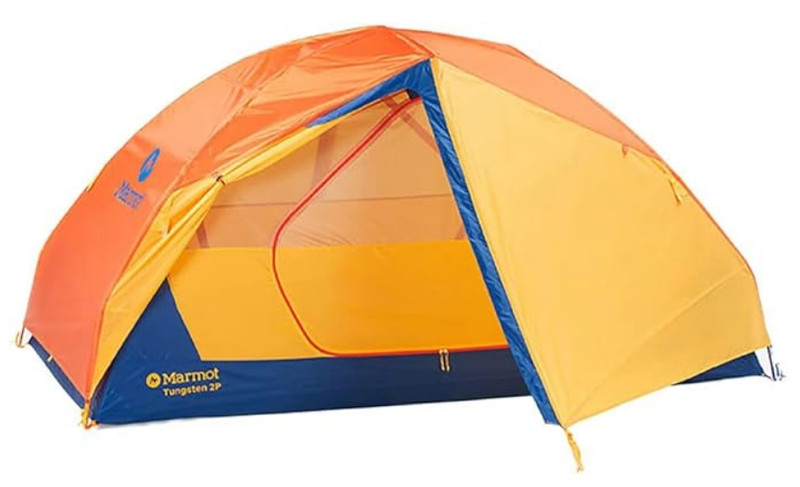 Tent Marmot Tungsten 2P Solar/Red-Sun # M12305 2 Person Orange Yellow Like New