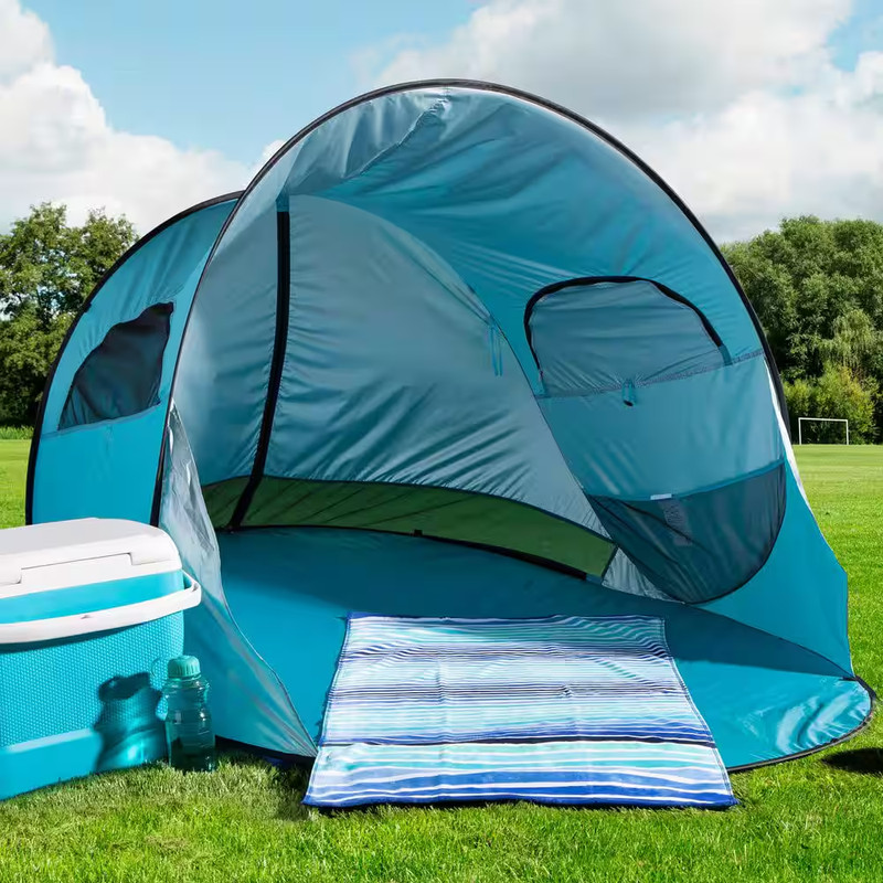 Pop up Beach Tent with UV Protection and Ventilation Windows Water and Wind Resi gallery