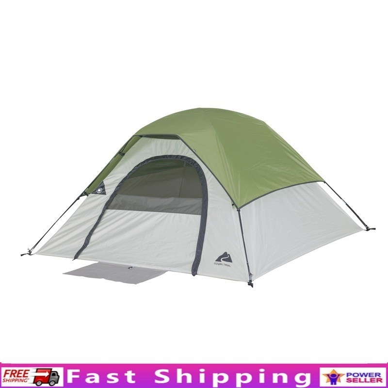 3-Person Camping Tent Easy Setup Waterproof Rainfly Dome Design Mesh Roof New