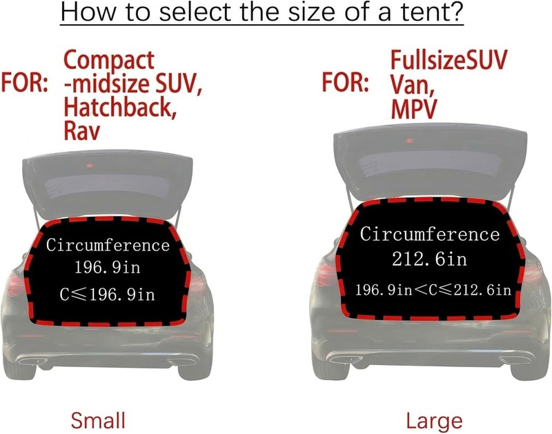 Pet-Friendly SUV Tailgate Tent with Dual-Sided Privacy for Camping Adventures gallery