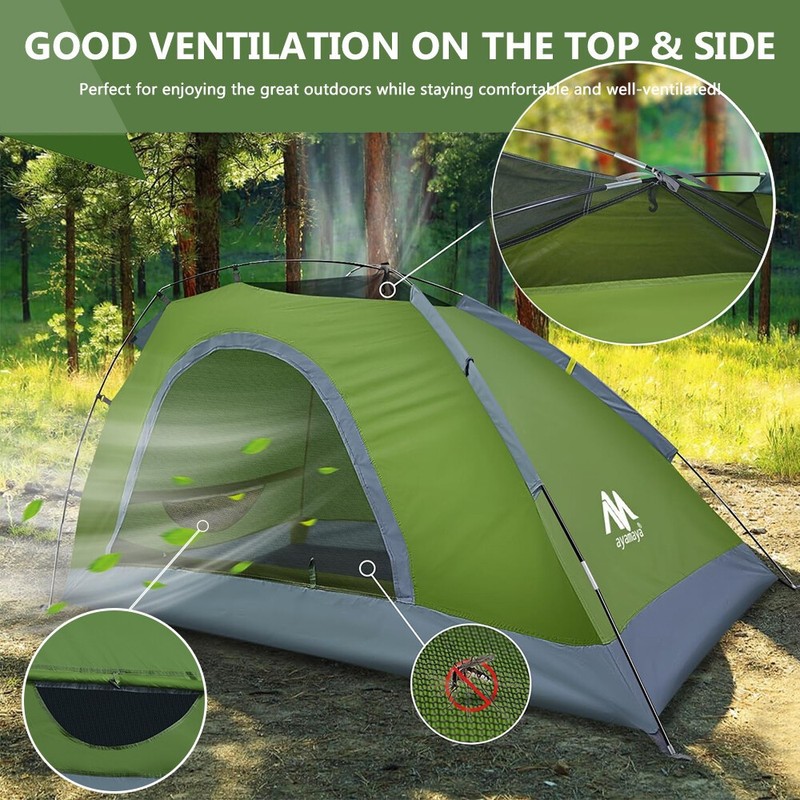 Waterproof 1 Person Camping Backpacking Tent Ultralight Fr Outdoor Hiking Travel gallery