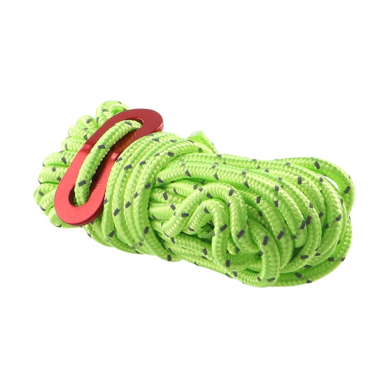 Heavy Duty Windproof Tent Rope Reflective Design 4mm 4M Adjustable Buckle gallery