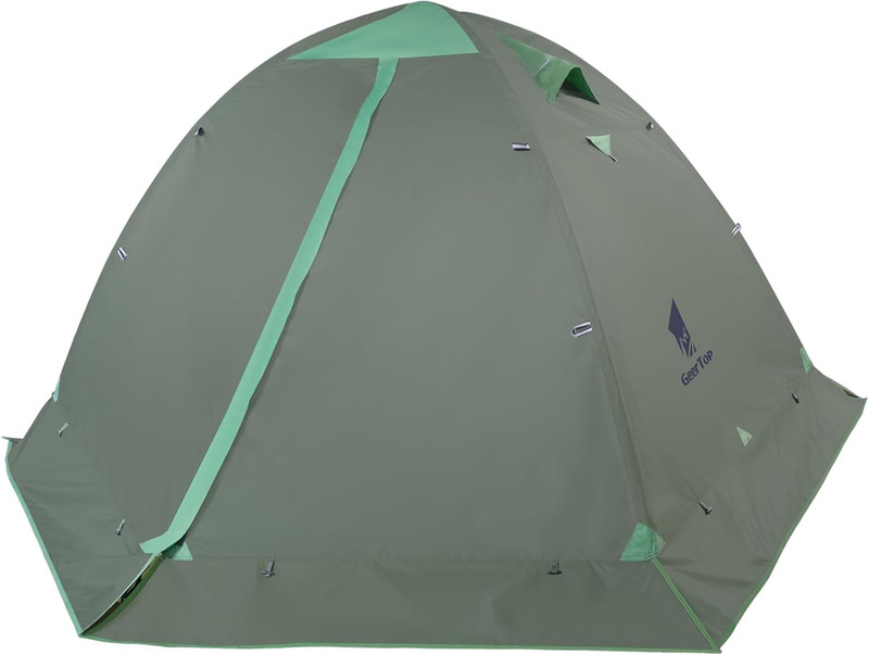 Ultralight 2 Person Backpacking Tent 4 Season Waterproof Camping Tent Double Lay
