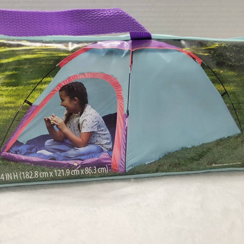 Ozark Trail 6' x 4' x 34" Kid's Dome Tent, Ideal for 2 Kids Camp Yard Summer gallery