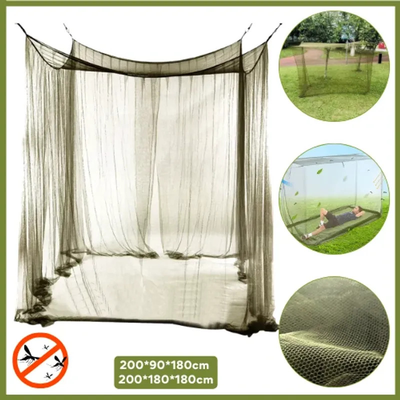 Portable Large Green Camping Mosquito Fly Net Indoor Outdoor Netting Insect Tent