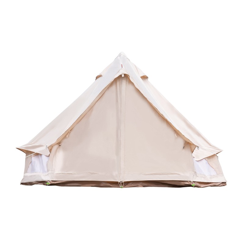Luxury Glamping Tent All Year Living Polyester Cotton Bell Tent 3m Waterproof gallery