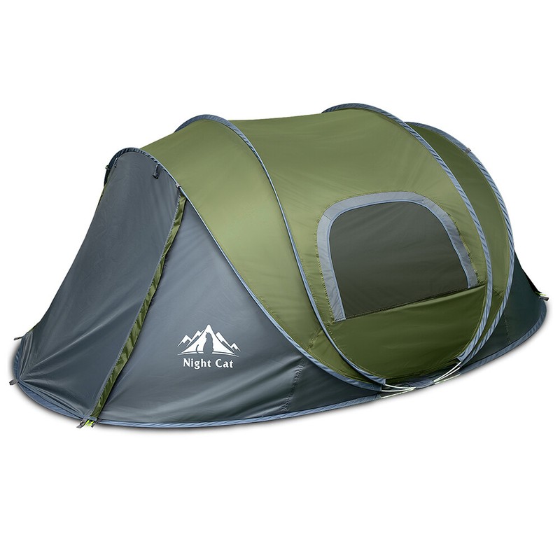 Camping Tent – 2-4 Person Easy Pop Up Tent with 2 Doors – UPF 50+ Waterproof