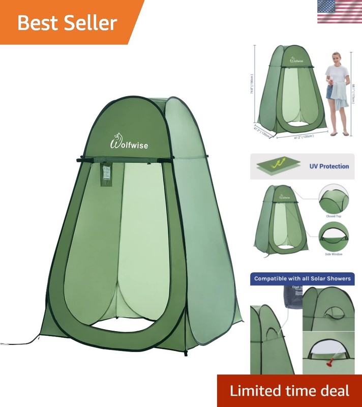 Lightweight Pop Up Changing Tent with Ventilation - Perfect for Beach & Events