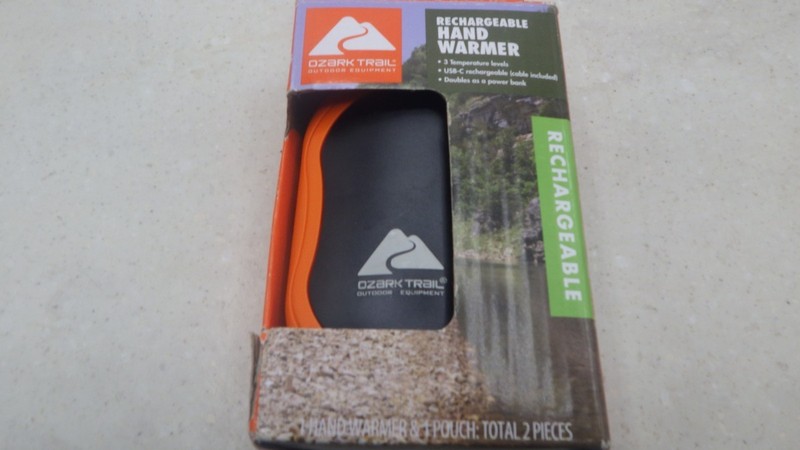 Ozark Trail 5200 mAh rechargable portable 3 temp hand warmer (TDY030489)