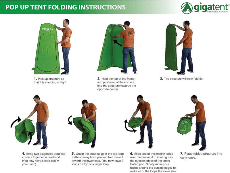 Gigatent Pop up Pod Changing Room Privacy Tent – Instant Portable Outdoor Shower gallery