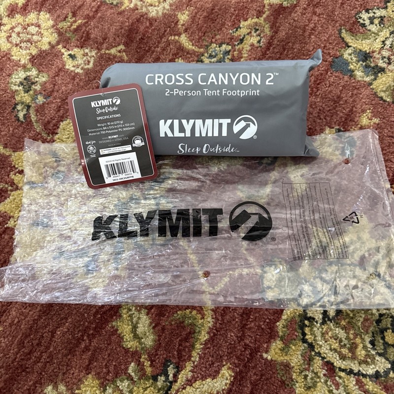 Klymit Cross Canyon 2 Person Tent Footprint