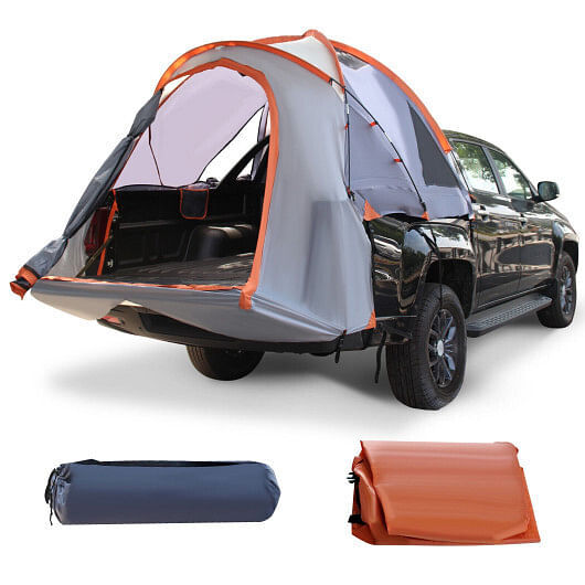 2 Person Portable Pickup Tent with Carry Bag-L – Color: Orange – Size: L