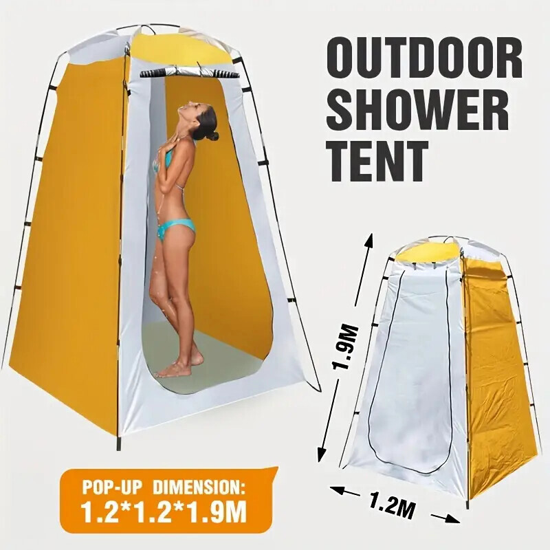 Pop Up Shower Tent Outdoor Camp Tent Privacy Shower Toilet Changing Hiking gallery