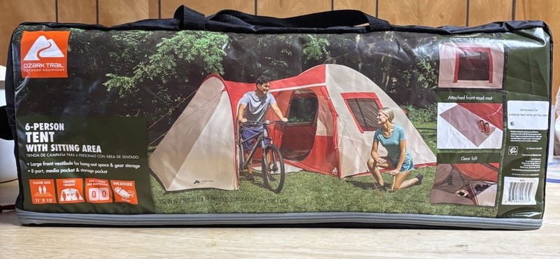 6 Person Dome Tent with Sitting Area Ozark Trails