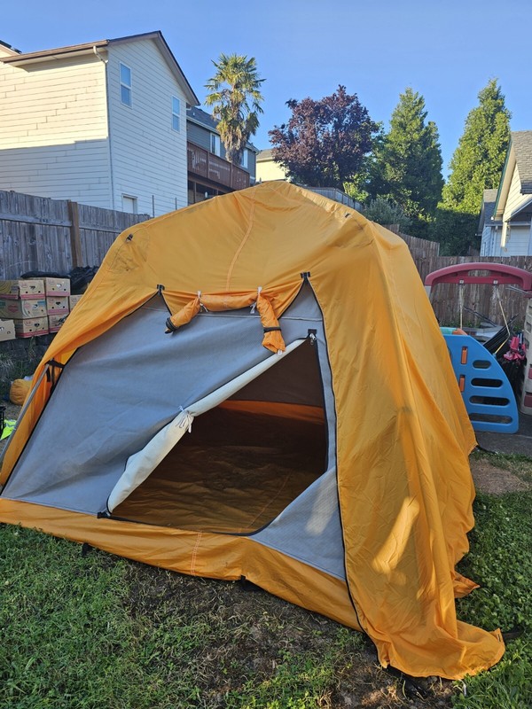 4-5 Person 4 season Tent Setup with multi fuel heater