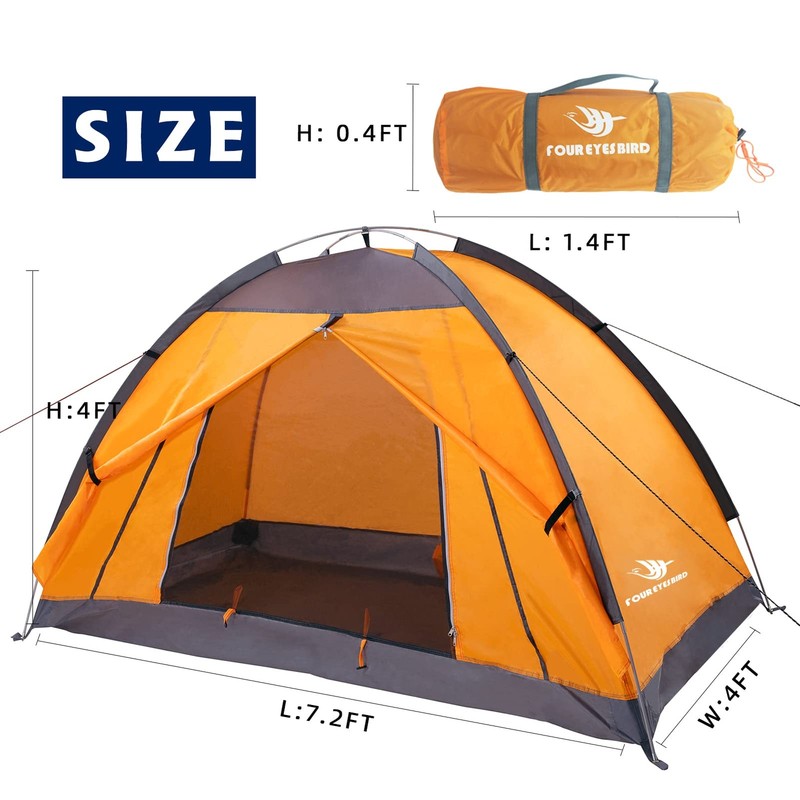 7.2 — 4 — 4 Feet Single Backpack Tent Waterproof Camping And Hiking Tent Can Be gallery