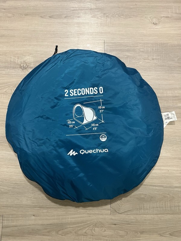 Quechua 2 Seconds Pop-Up Sun Shelter | 4′9″×3′7″×3′5″ | New w/ Tags