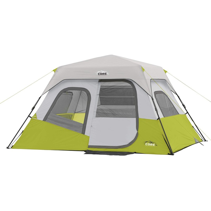 6 Person Instant Cabin Tent | Portable Large Pop Up Tent with Easy 60 Second Cam