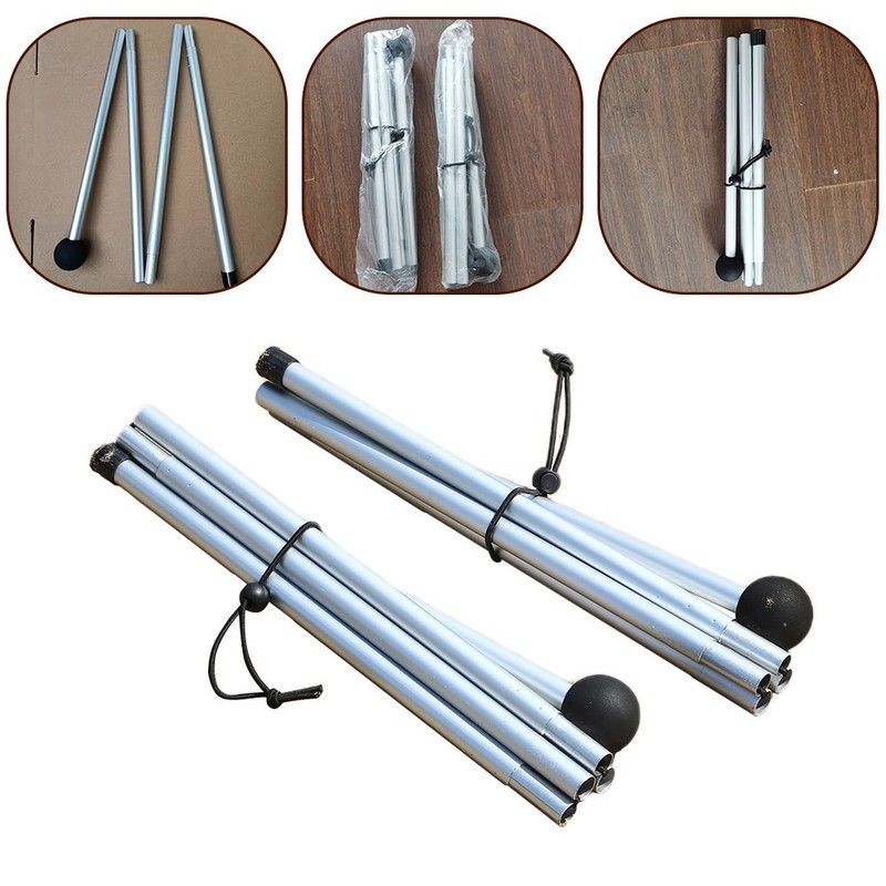 New Pole Shelter Tarp Pole Easily Install Foldable Silicone Sun Shelter gallery