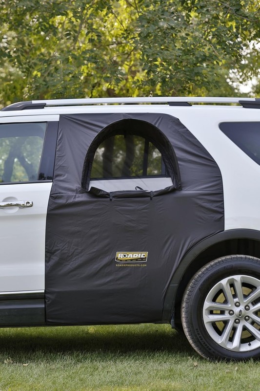 SUV Window Tent with Bug Screen & Awning - Camping Accessory= gallery