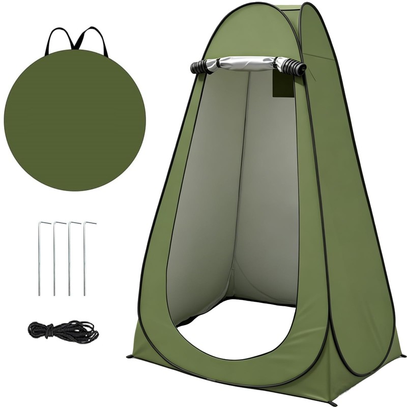 Privacy Shower Tent, Pop up Portable Camping Tent, Outdoor Changing Dressing …