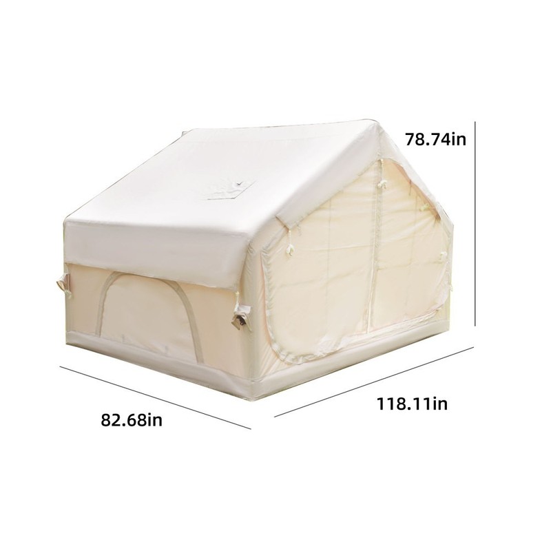 6.3m ² inflatable camping tent, 420D Oxford cloth, waterproof and windproof gallery