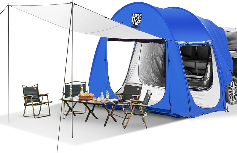 SUV Tent 4Person Car Camping Tent PU4000mm Waterproof for Camping Hiking Outdoor