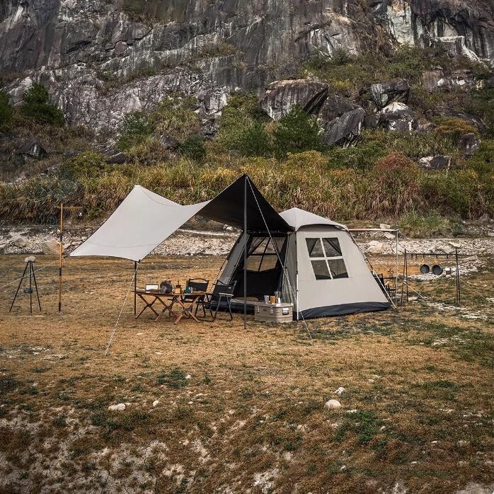 Instant Pop-Up Camping Tent Shelter Waterproof Hiking Beach Day Awning Sunroof