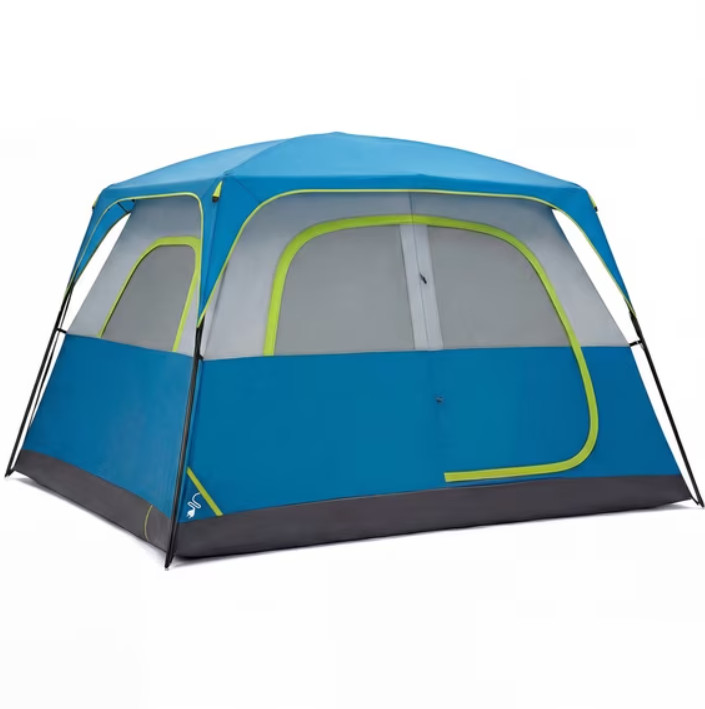 Gianna 6 Person Waterproof & Windproof Family Camping Tent with Large Interior