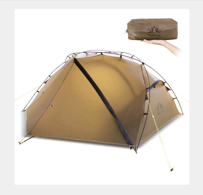 Night Cat One Person Ultralight Waterproof Hiking Backpacking Hiking Tent New