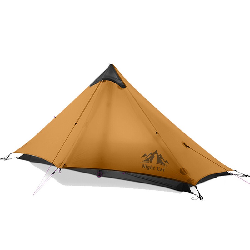Night Cat 1 Person Trekking Pole Tent for Backpacking Hiker – Ultralight Tent