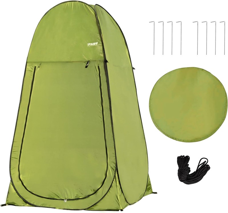 USA Green Pop-Up Toilet Shower Tent Changing Room Dressing Camping Shelter Tent