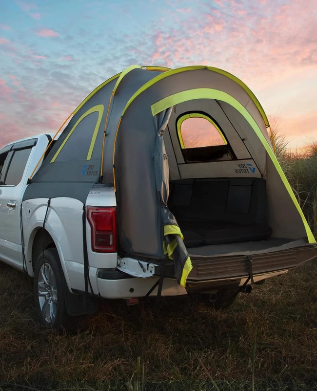 JOYTUTUS Pickup Truck Tent 5ft 2.0, Waterproof PU2000mm Double Layer for 2 Perso gallery