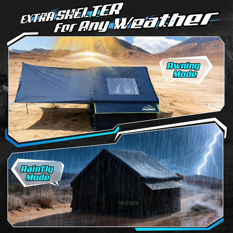 Inflatable Tent with Skylight, Quick Setup Blow up Tents with Pump, Hot Tent wit gallery