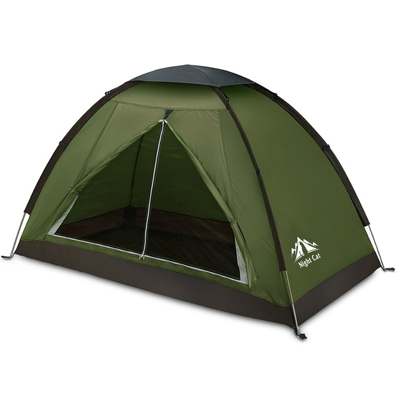 Upgraded Tent Outdoor Camping 4 Season Folding Tent Hiking Backpack Tent
