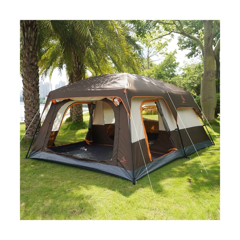 KTT Extra Large Tent 10-12-14 Person(B),Family Cabin Tents,2 Rooms,3 Doors an... gallery