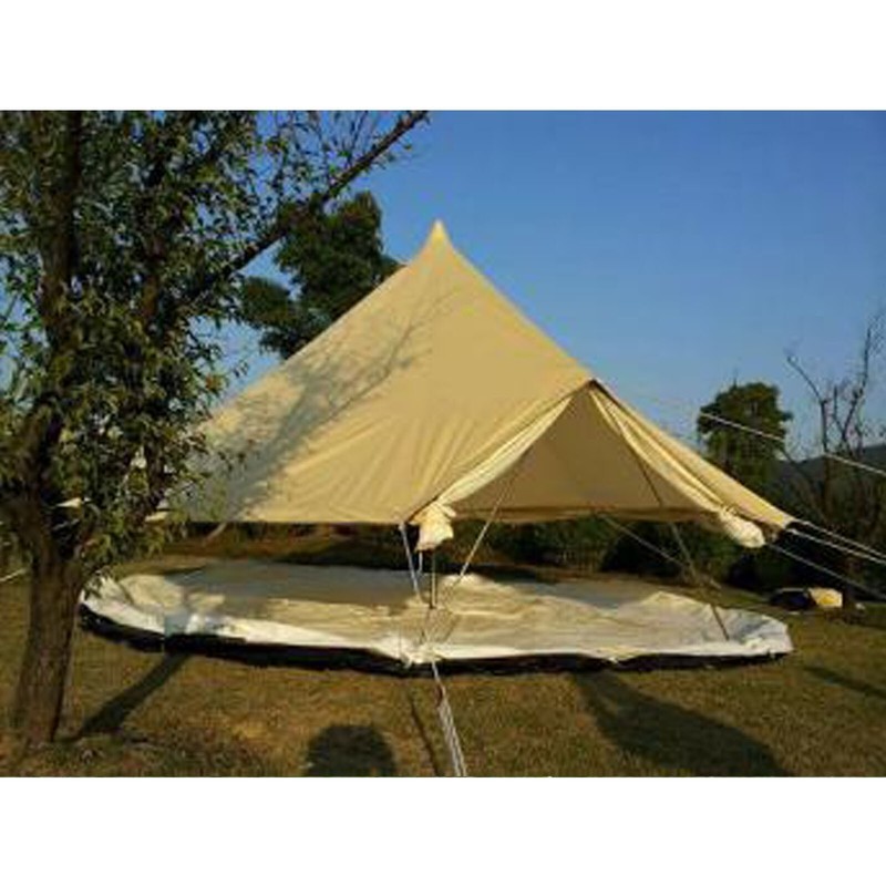 16ft Outdoor Camping Bell Tent Waterproof Cotton Canvas Camping Tent 8-10 Person gallery