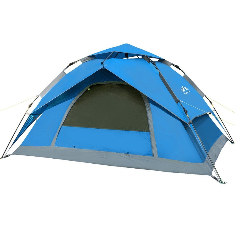 2-4 People Automatic Outdoor Pop Up Hydraulic Pressure Tent Family Camping Tent