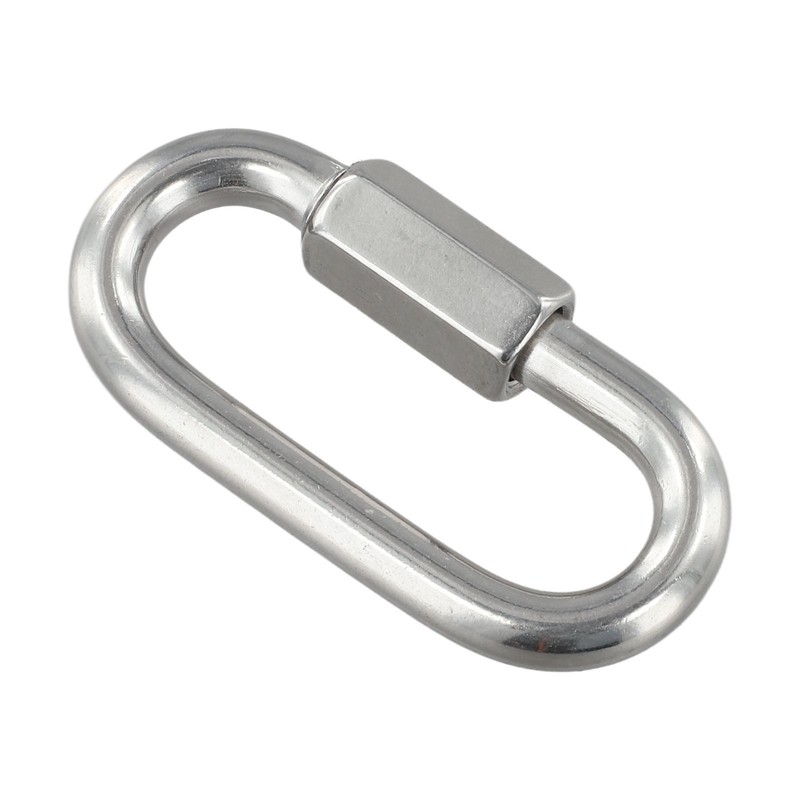 Stainless Steel Quick Link Chain Connector for Outdoor Use 8mm to 12mm Diameter